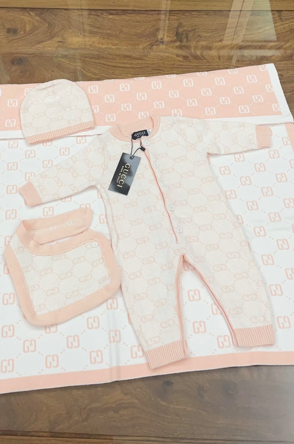 Babygrow and blanket set