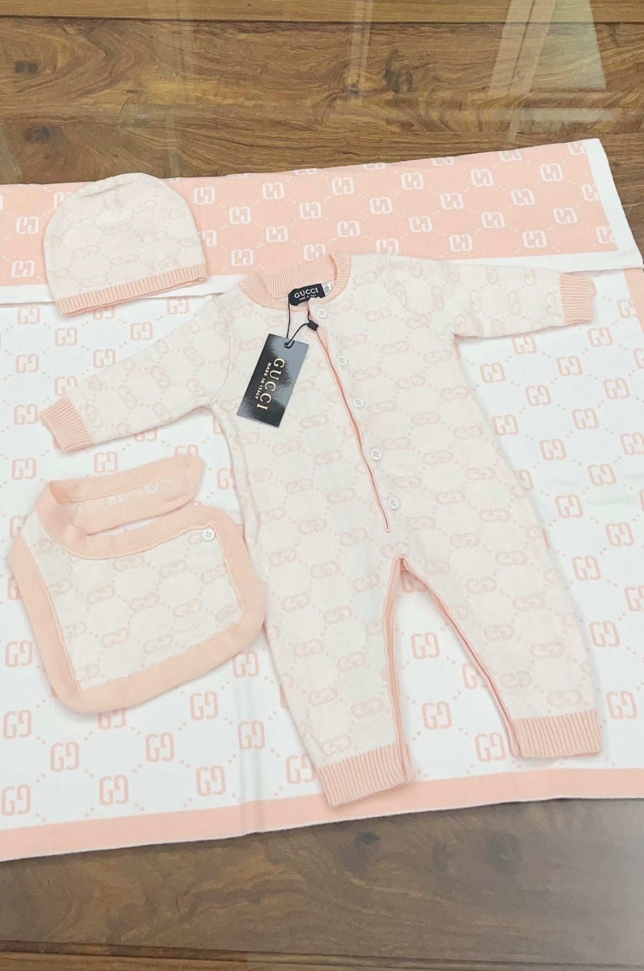 Babygrow and blanket set