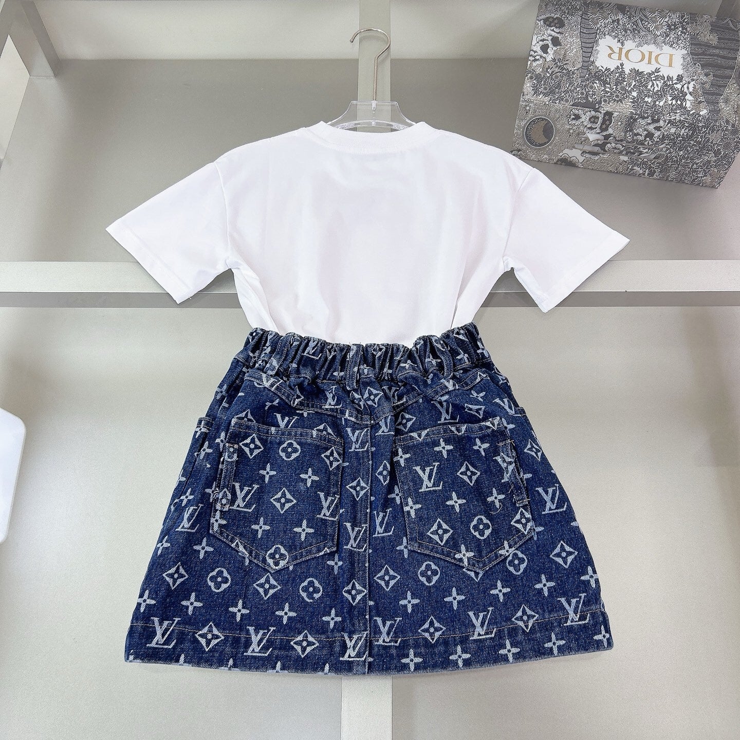 T-shirt and skirt set